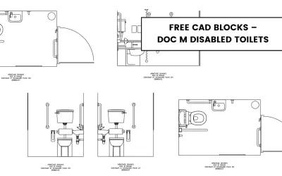 Free CAD Blocks – Doc M Disabled Toilet