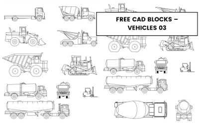 Free CAD Blocks – Vehicles 03