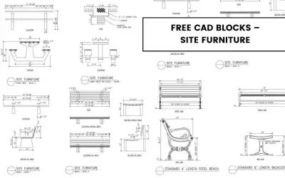 Free CAD Blocks – Site Furniture