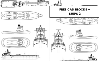 Free CAD Blocks – Ships 2