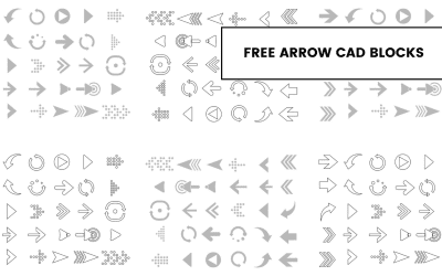 Free Arrow CAD Blocks
