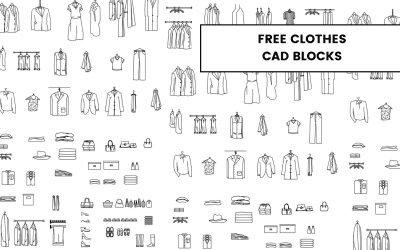 Free Clothes CAD Blocks