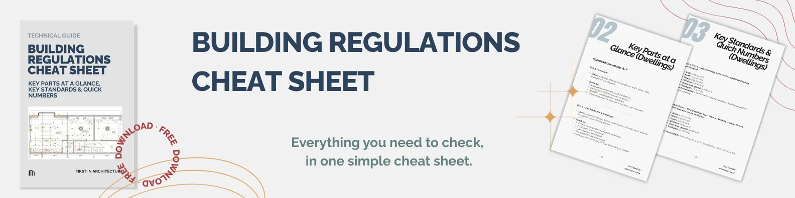 Building Regulations Cheat Sheet CAD House Extension Technical Design Checklist CAD